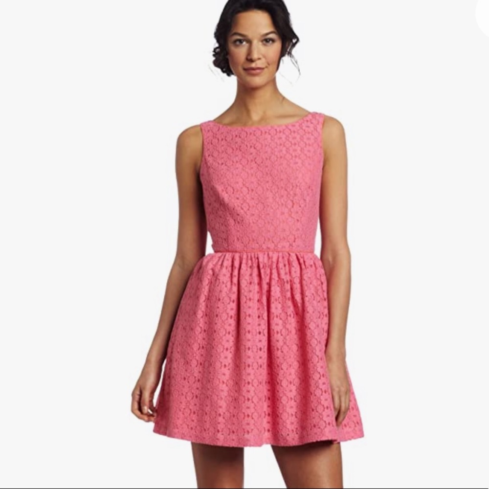 Lilly Pulitzer Pink Lace Aleesa Dress